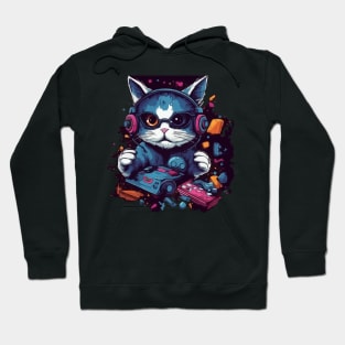 Gamer Cat Hoodie